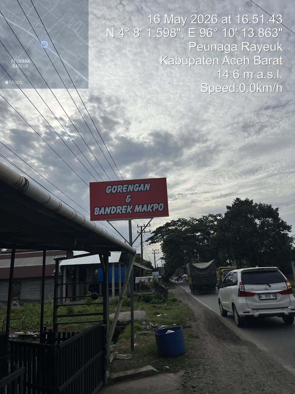 Gorengan dan Bandrek Makpo